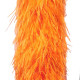 PIÓRA BOA 6 PLY ORANGE HOT