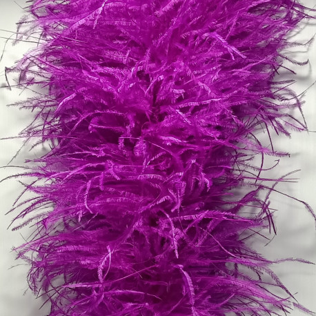 OSTRICH BOA 6 PLY/180 HOT MAGENTA