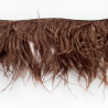 OSTRICH FEATHERS FRINGES 3PLY CC ESPRESSO