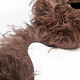 OSTRICH FEATHERS FRINGES 3PLY CC ESPRESSO