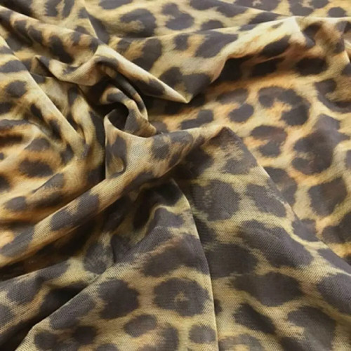 Elastic fabrics with animal motifs for dance and stage costumes